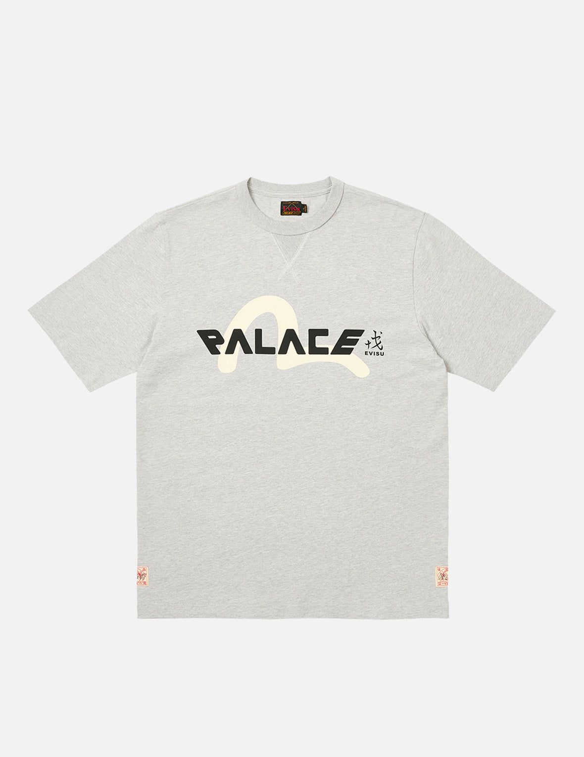 PALACE EVISU Contrasting Logo Print Regular Fit T-shirt