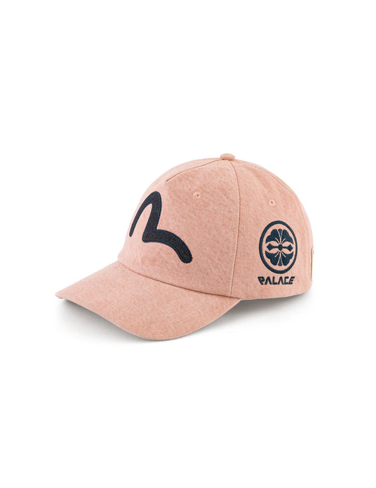PALACE EVISU Sakura Pink Embroidery Denim Cap